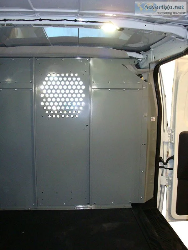 Shelving for van, ladder racks, van safety partitions