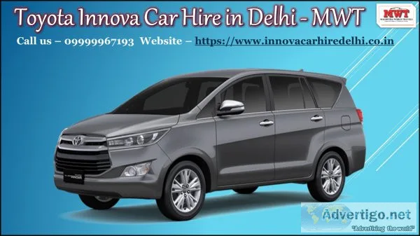 Toyota innova car hire in delhi
