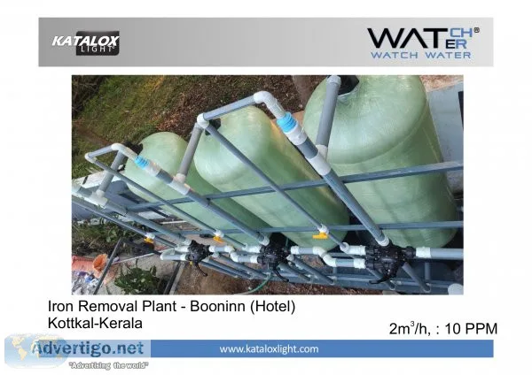 Water iron removal plant in kerala