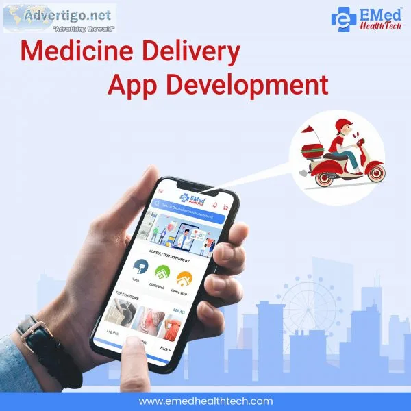 Medicine delivery app development