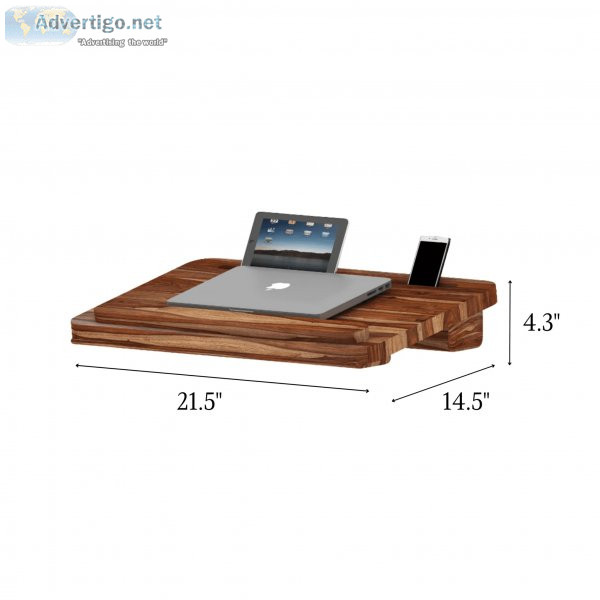 Wooden laptop table | numerique furniture