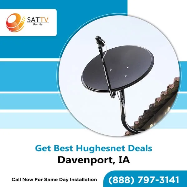 Get a free router with hughesnet plans in davenport, ia