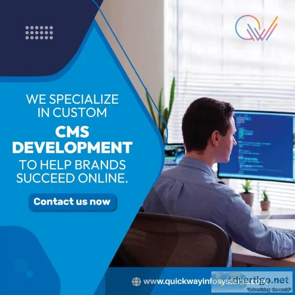 Get secure & scalable cms website development