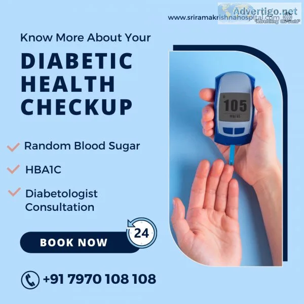 Diabetic health checkup in coimbatore