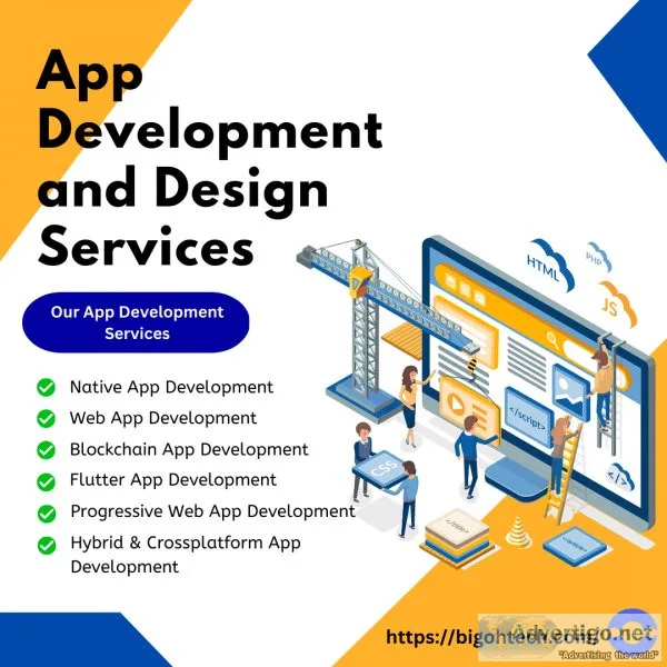 Best app development and design services - bigohtech