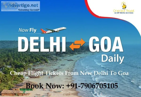 Score cheap flight tickets from new delhi to goa: best airlines 