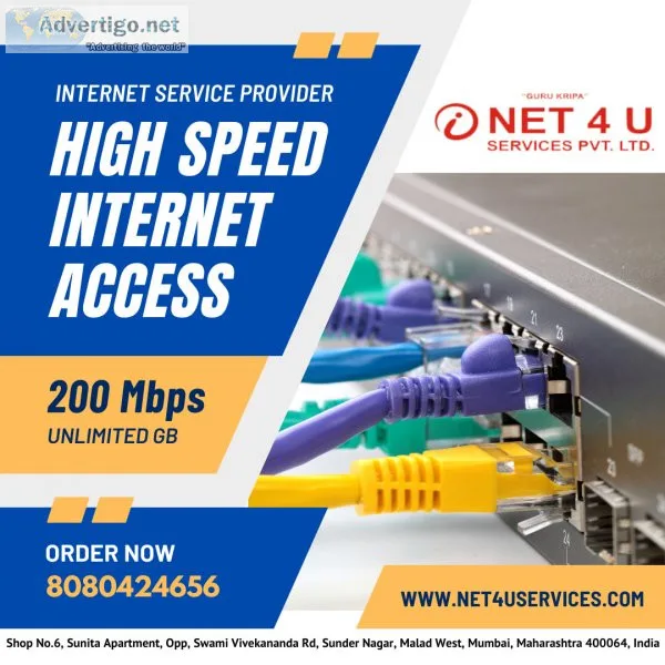 Internet leased line | broadband service provider - net4uservice
