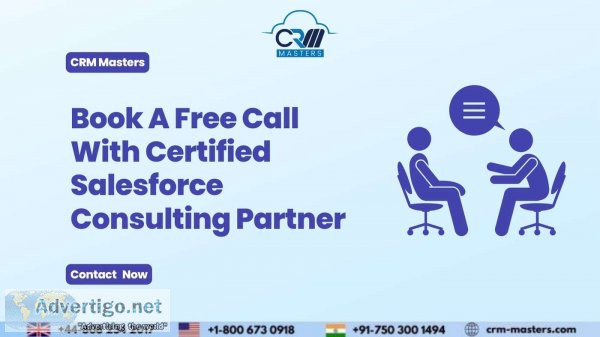 Book a free call with certified salesforce consulting partner