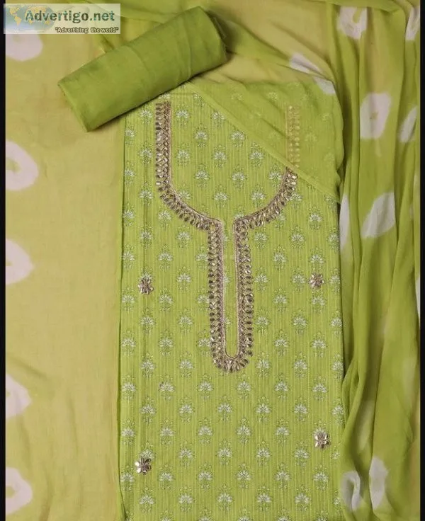 Lavanyaindia s stunning gota patti suit set boasts intricate cra