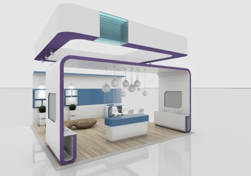 Exhibition stall design and fabrication
