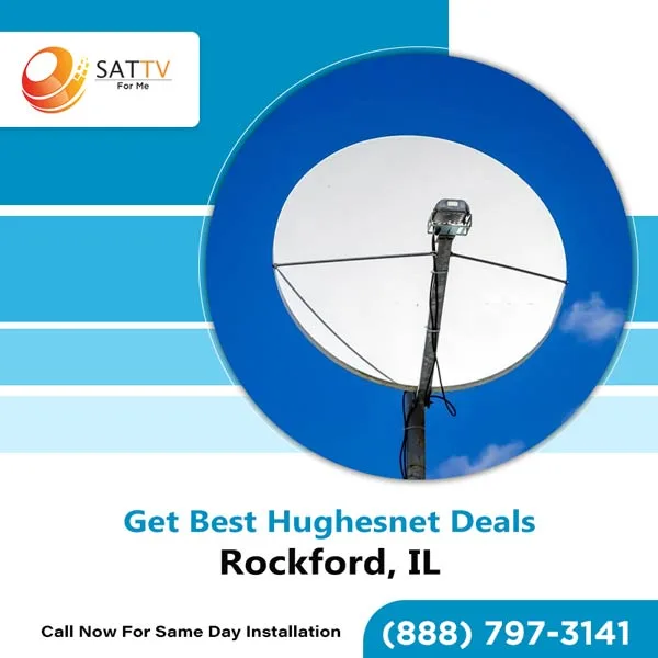 High-speed satellite internet from hughesnet in rockford, il