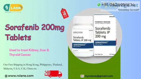 Generic sorafenib 200mg tablets | wholesale price philippines