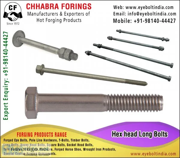 Forged, tbolts, eye bolts, timber bolts, field gate hardware , s