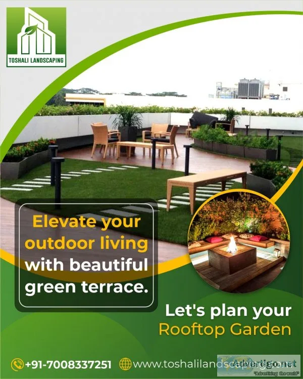 Terrace garden service in bhubaneswar - toshali landscaping