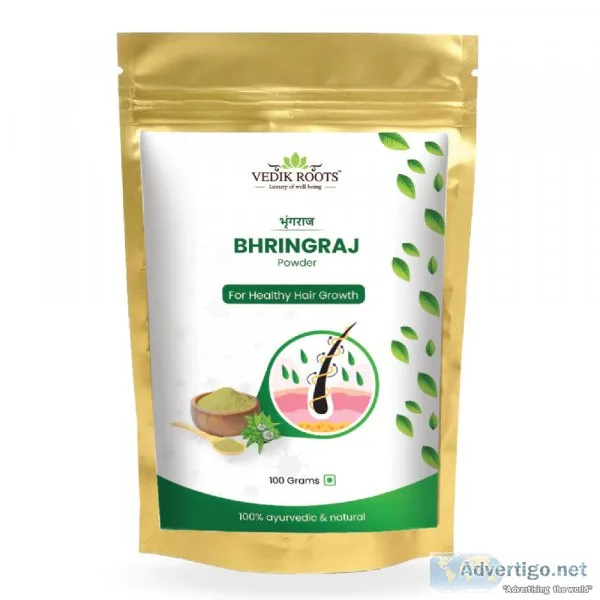 100% pure bhringraj powder for hair growth and scalp health ? ay