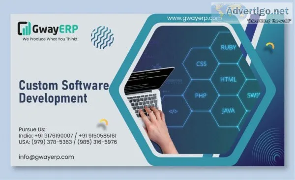 Customized erp software development