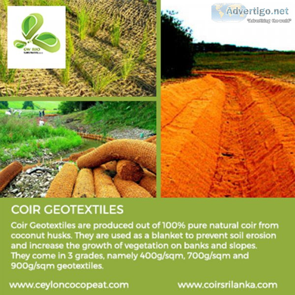 Coir geotextiles