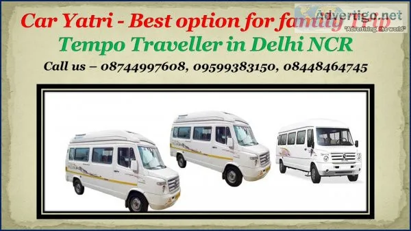 Tempo traveller on rent in noida