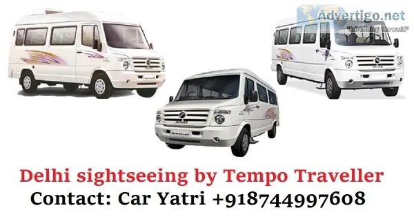 Tempo traveller in delhi ncr