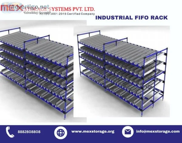 Industrial fifo racks