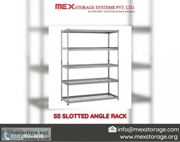 Ss slotted angle racks