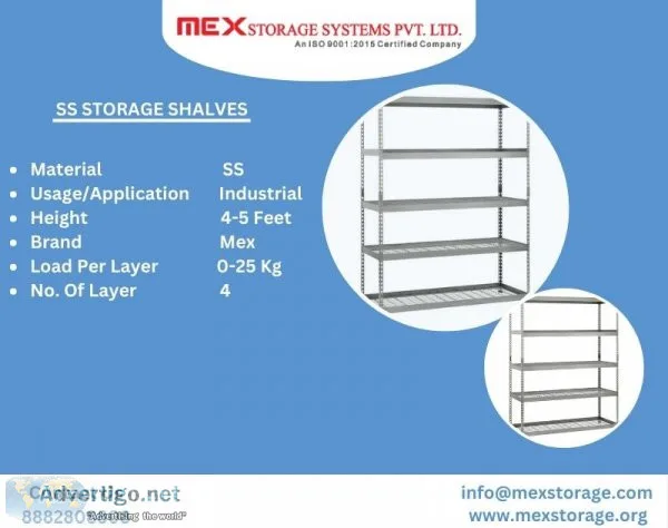 Ss storage shelves