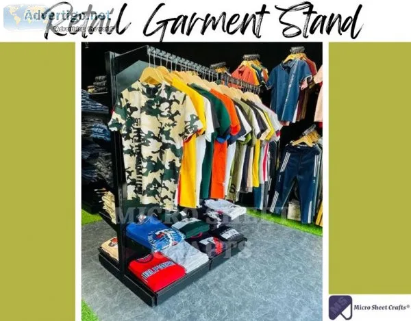 Most prominent manufacturer of retail garment stand
