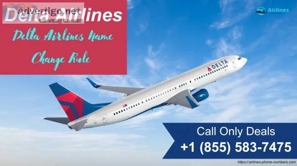 How to change the name on delta flight tickets?