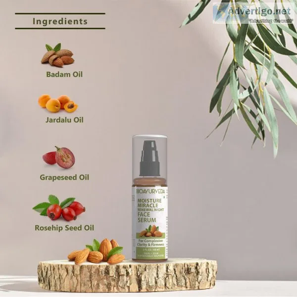 Transform your skin with miracle night face serum