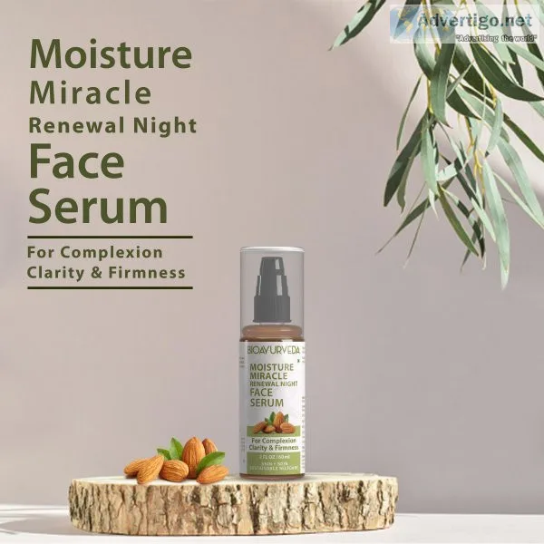 Transform your skin with miracle night face serum