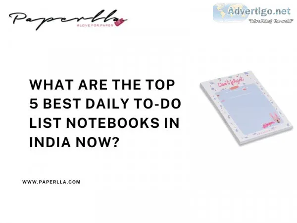 5 best daily to-do list notebooks in india