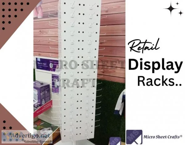 Get affordable retail display racks with modern furnishing