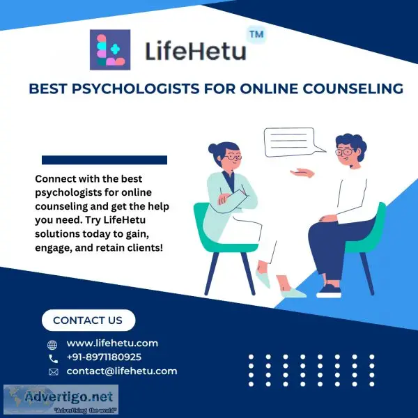 Best psychologists for online counseling | lifehetu