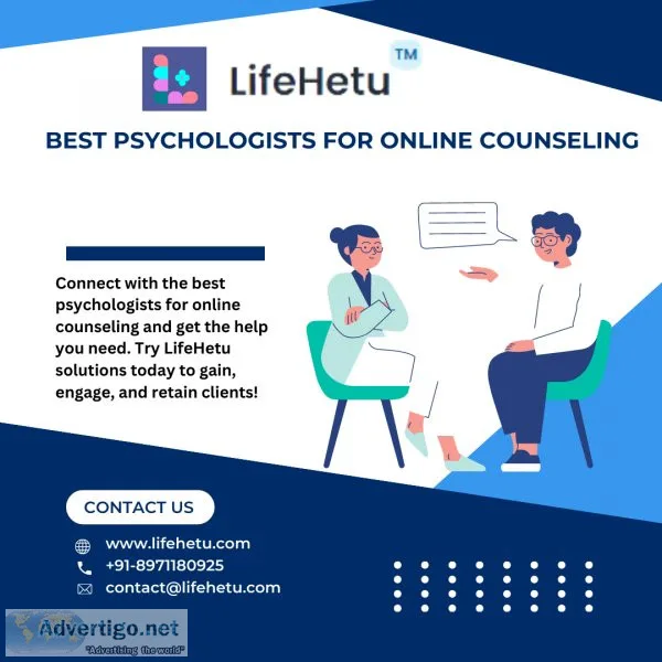 Best psychologists for online counseling | lifehetu