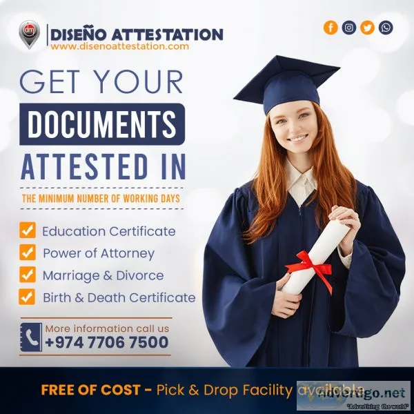 Secure your future with diseno attestation s police clearance ce