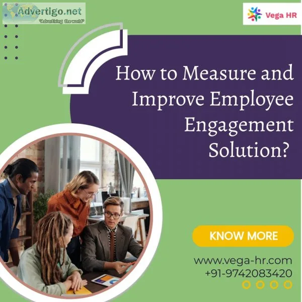 How to measure and improve employee engagement solution?
