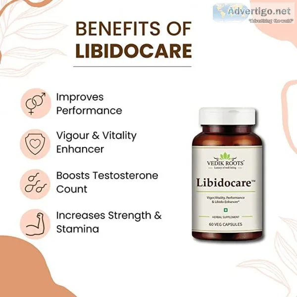 Vedikroots libidocare for vitality & performance