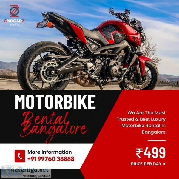 Best bike rental in bangalore