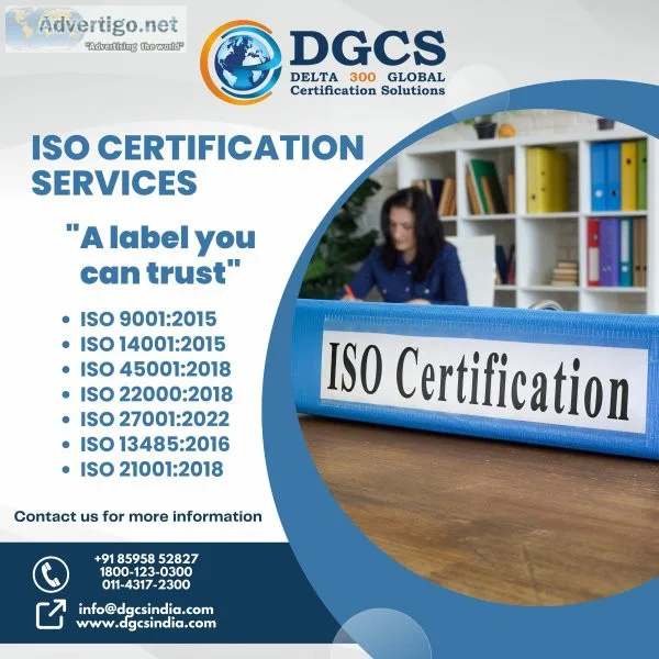Iso 27001 certification in delhi ncr