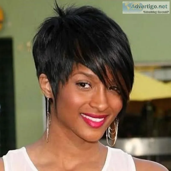 Short and sassy pixie cut wig for african american women