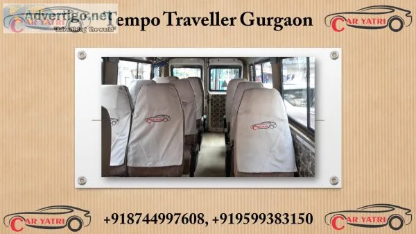 20 seater tempo traveller hire in gurgaon