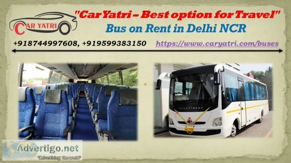Volvo bus rental in delhi