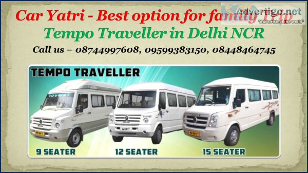 Tempo traveller rental in delhi ncr
