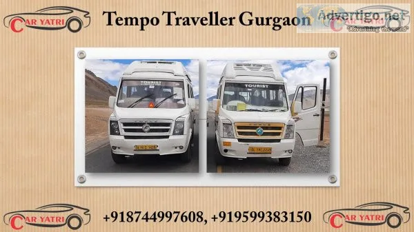 20 seater tempo traveller hire in gurgaon
