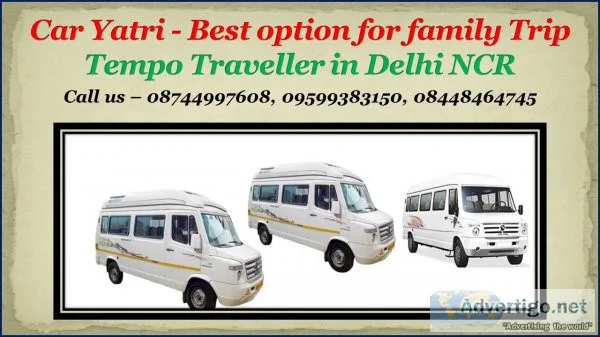 Tempo traveller rental in delhi ncr