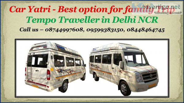 Tempo traveller rental in delhi ncr