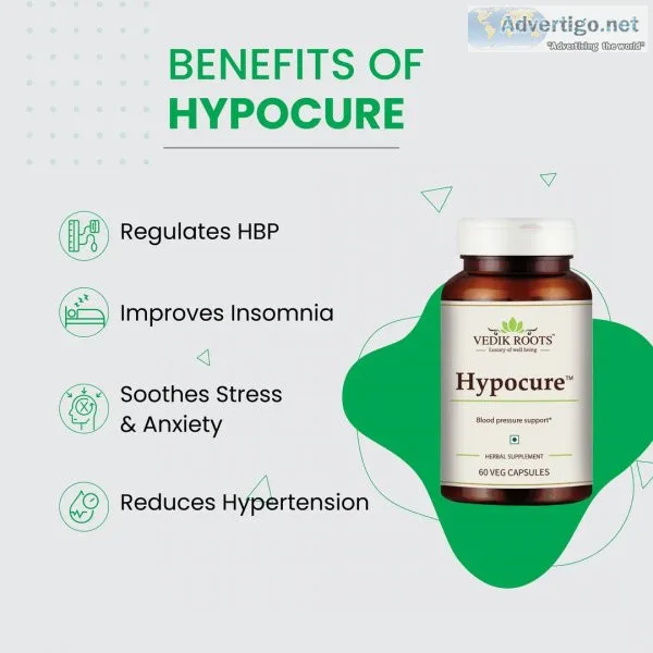 Hypocure calpsule - all-natural solution for hypertension and hi