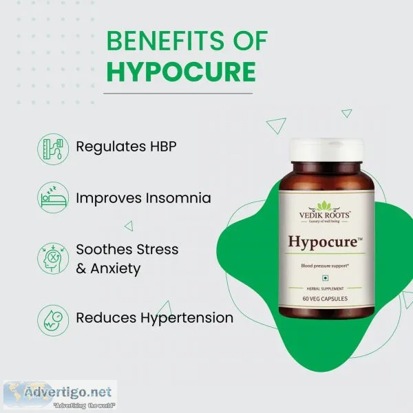 Hypocure calpsule - all-natural solution for hypertension and hi