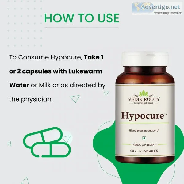 Hypocure calpsule - all-natural solution for hypertension and hi