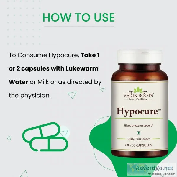 Hypocure calpsule - all-natural solution for hypertension and hi